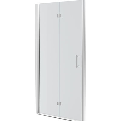 Porte de douche Bi l 32 po x H 72 po et verre trempé élégant pour plus de confort