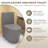 1-Piece 1.1/1.6 GPF Water-Efficient Dual-Flush Elongated Standard-Size Toilet With Soft Closing Seat-122433448