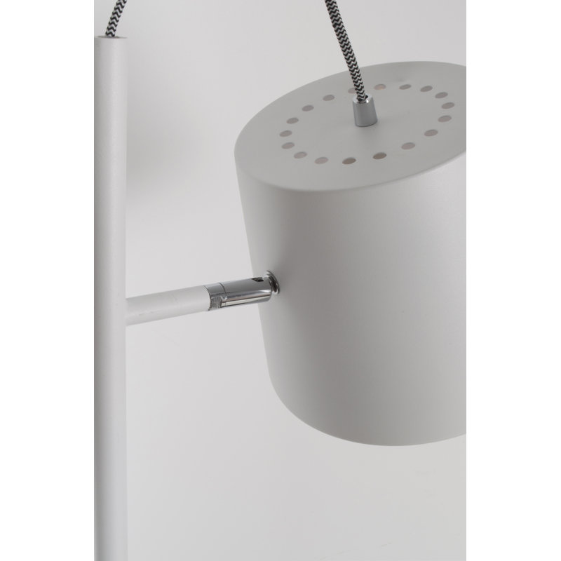 Task Floor Lamp, White, White