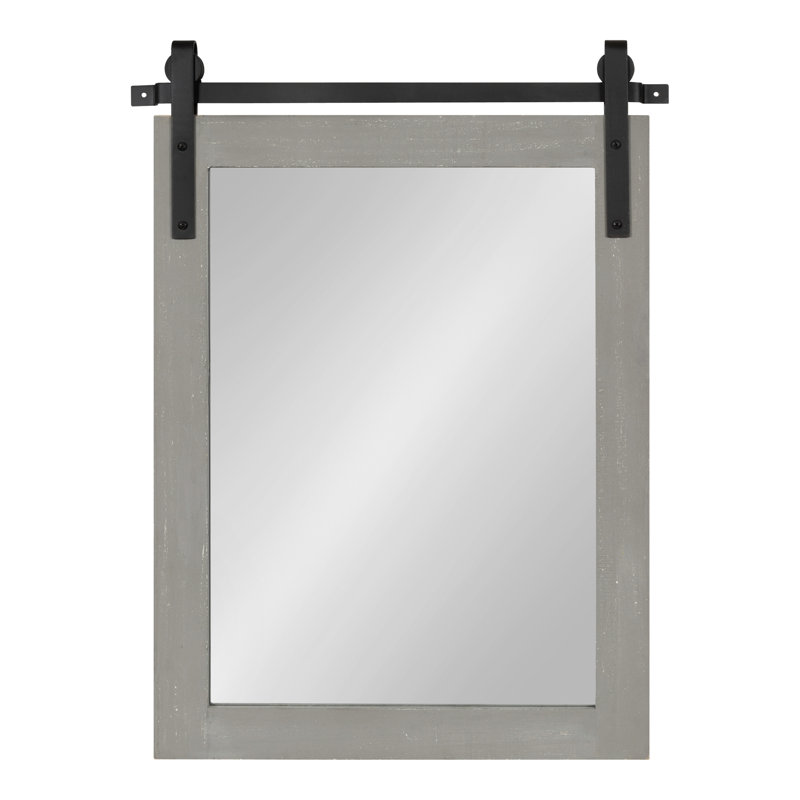 Miroir Dayanah, Gris rustique, 26,75 po x 41,5 po