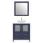 Ensemble de meuble-lavabo simple avec miroir -116868046-62326234