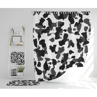 Neorah Polyester Shower Curtain Set