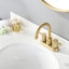 Robinet de salle de bain à ensemble central avec bonde-70780703