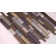 Cobrello Random Sized Porcelain/Stone Mosaic Tile in Brown