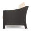 Chaise d'appoint élégante de style minimaliste moderne