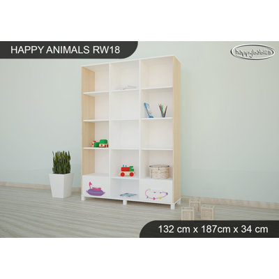 187cm H X 132cm W Kids Bookcase