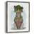 Rabbit Carrot Hat Framed Print - Solid Wood-991027218