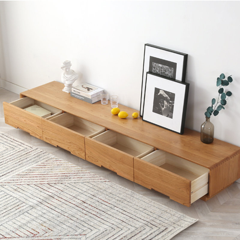 Minimalist Living Room Storage Design photo