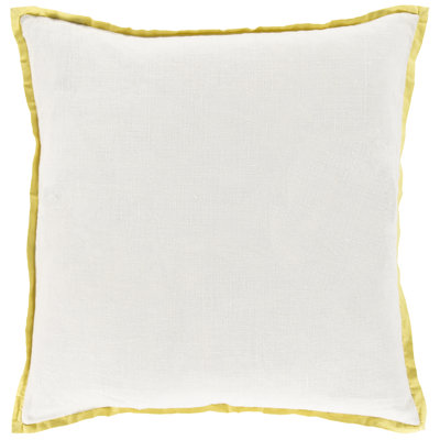 Floral Linen Throw Pillow