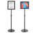 Pedestal Sign Holder with Fillable Round Base-90753546