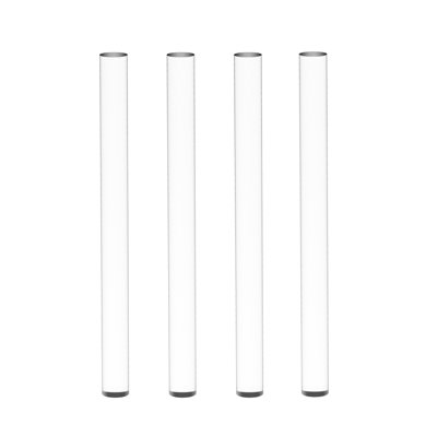 FixtureDisplays® 25mm (nominale 1 po) de diamètre x 36 po de longueur en acrylique en plexiglas, bâtons transparents, goujons transparents pour goujons 10132-36 po, 4 pièces
