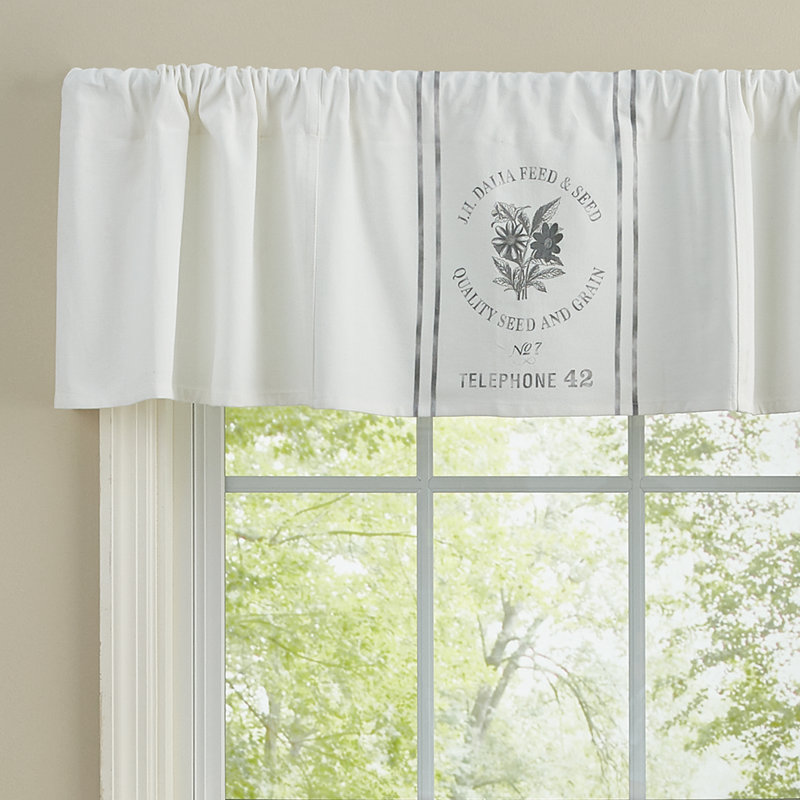 Cotton Tailored Window Valance