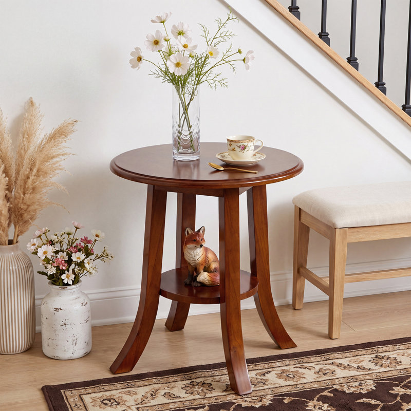 Solid Wood End Table