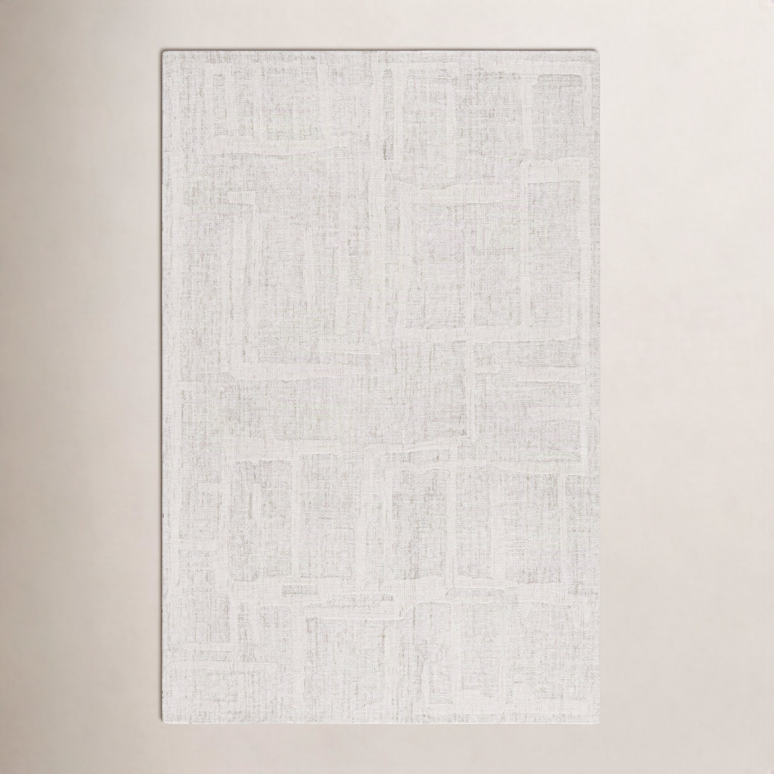 Arthella Hand-Tufted Abstract Wool Rug, Rectangle 5' x 8'