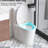 One Toilet, 1.1/1.6 Dual Flush, Glossy White Ceramic, Comfort Soft Close Seat, Bathroom Flush White, Elongated Bowl, Close,