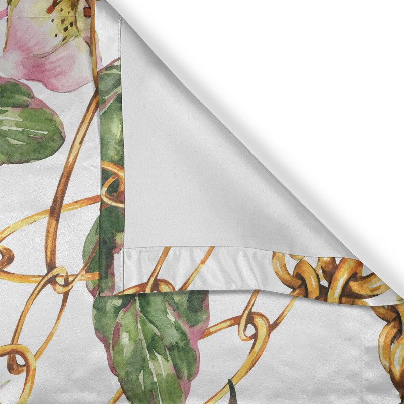 Semi Sheer Curtain Pair