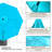 11 ft Cantilever Umbrella Replacement Canopy | 8-Rib Supporting Bar Design in Aruba Turquoise