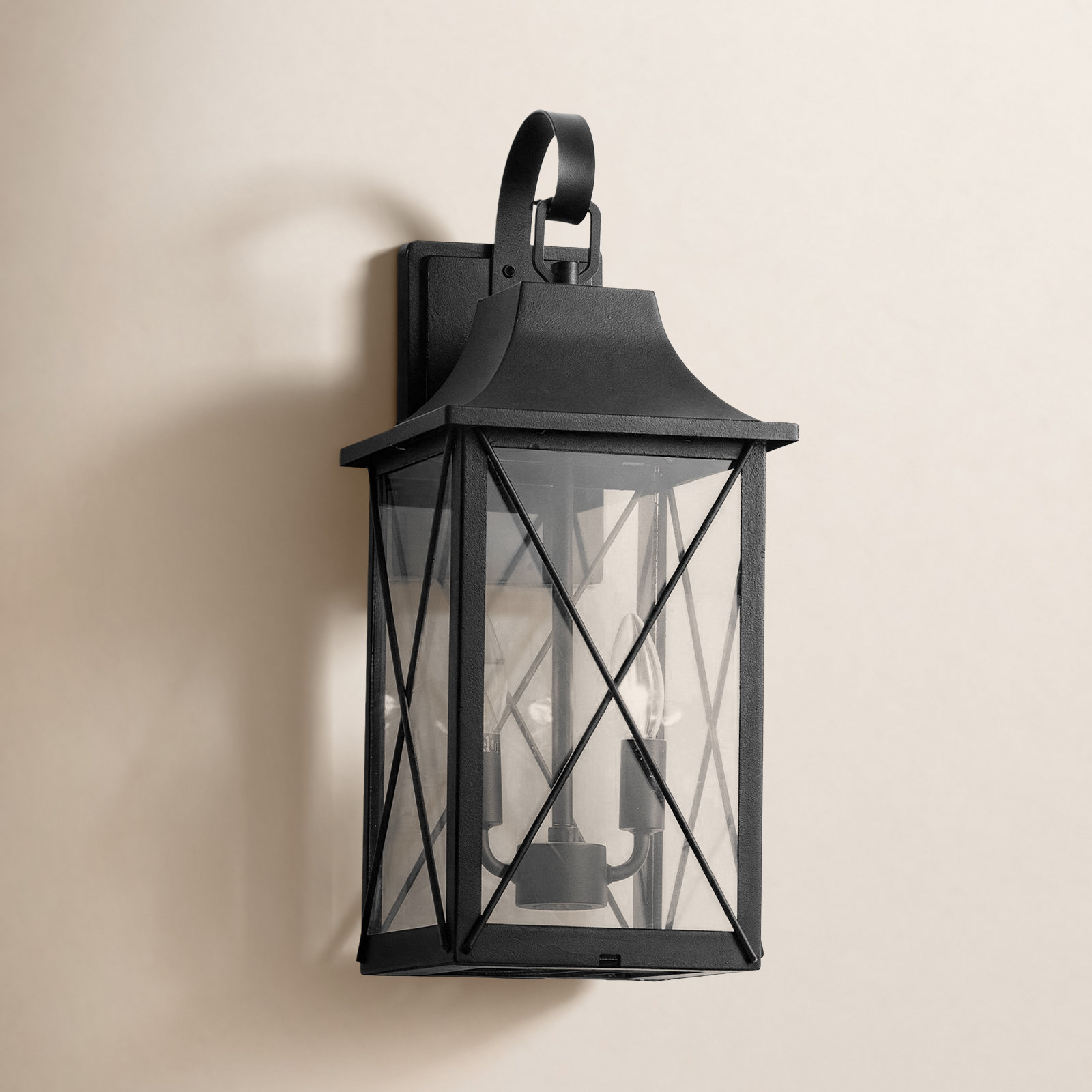 Outdoor Wall Lantern, 19-inch