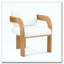 Chaise de salle à manger en bois avec accoudoirs-945225488