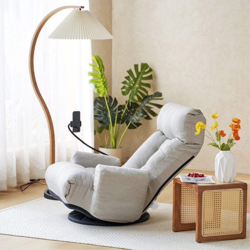 Chaise d'appoint d'intérieur 360 °, Gris