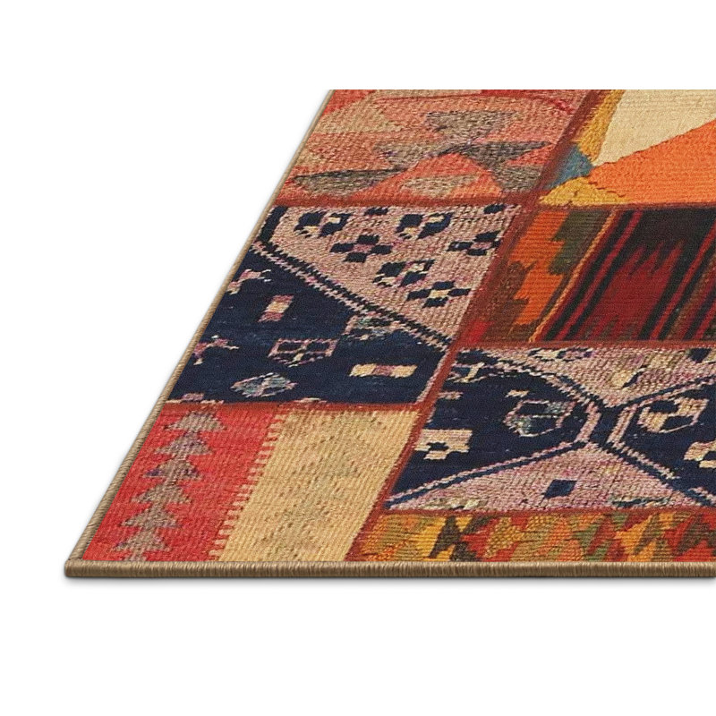 Tapis brun / beige / noir, Rectangle 6 pi x 9 pi