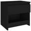Cryal 40cm W Manufactured Wood Bedside Table-61746025