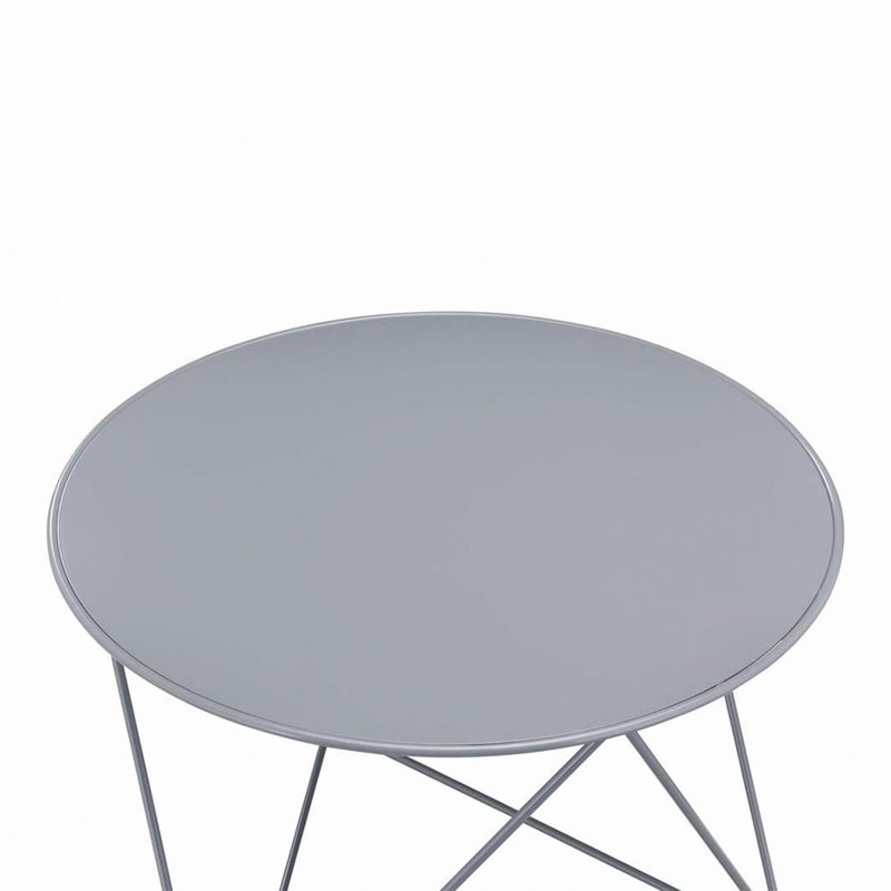 Table de bout en métal