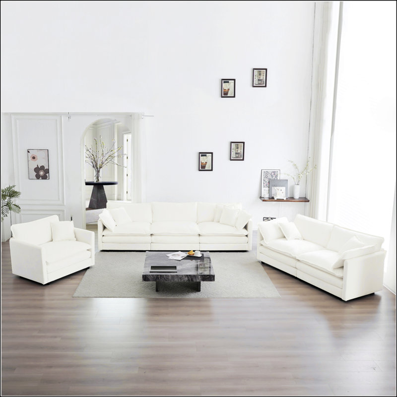 Canapé moderne, Blanc