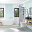 Lavabo de salle de bain en céramique de qualité 19 po x 15 po - moderne et élégant avec vasque blanche à finition à faible absorption d'eau pour un design contemporain Excellent taux de résistance aux taches-112597866