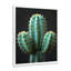 Cactus vert, désert noir, cactus floral, salon d'art mural-1094383125-1094383130