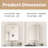 Rectangular Medicine Cabinet With Mirror-1832612460