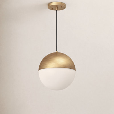 Monae Single Light Glass Dimmable LED Pendant