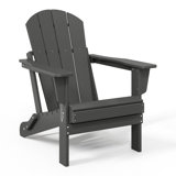 Shawnna Weather-Resistant Foldable Outdoor Adirondack Chair