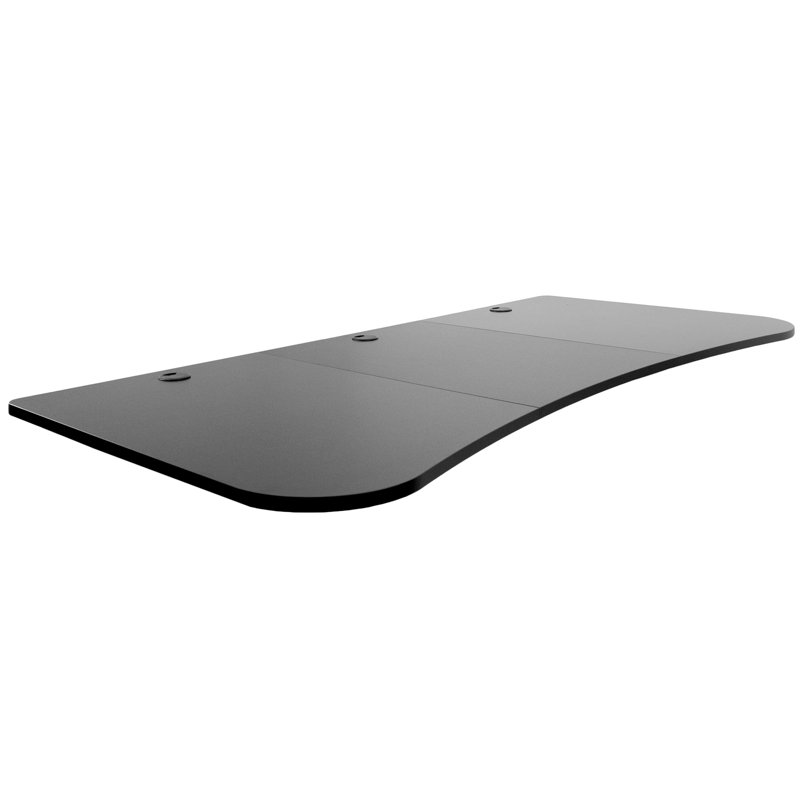 63.1in x 31.5in Table Top, Black
