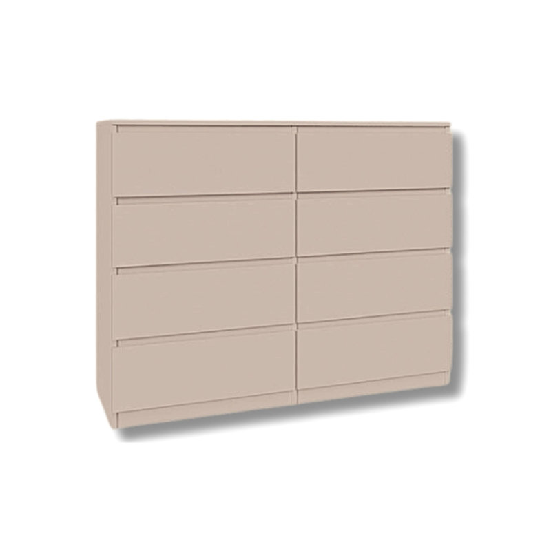 120 cm W Chest of 8 Drawers, Cashmere