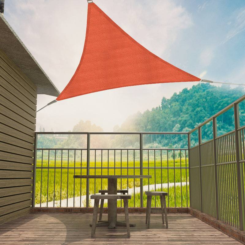 Dupuyer Triangular Shade Sail, Terracotta, 420cm W x 420cm D