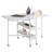57.5'' x 35.5'' Foldable Craft Table with Wheels