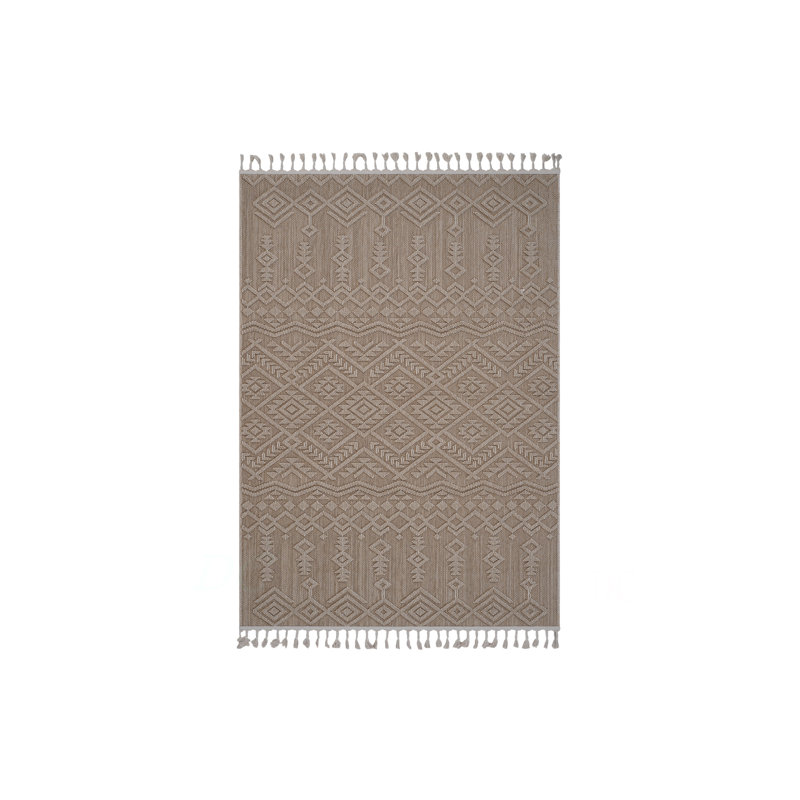 Collection 4X6 Traditional Indoor/Outdoor Area Rug, Rectangle 4' x 6', Brown