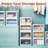 4 Tier Stackable Plastic Storage Bins With Lid And Wheels - 23 QT Closet Organizers And Storage, Foldable Storage Containers, Organization And Storage Boxes For Craft, Home, Pantry, Dorm-1574027432