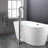 Floor Mounted Tub Spout Faucets-125591496