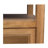 Lily Pond Naomi Wood Storage Console Table with 2 Natural Cane Doors