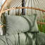 Kouts Cosy Rattan Weave Hanging Egg Chair Garden With Cushion - Contemporary Modern Design-1347624977
