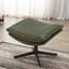 Repose-pieds en cuir véritable Delana-112574274