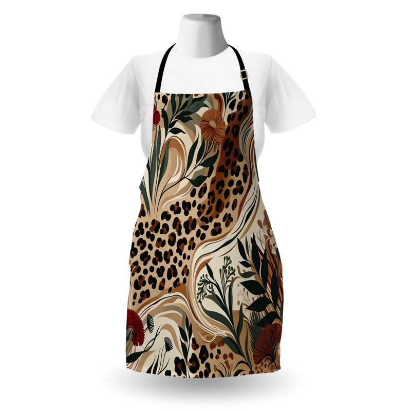 No Pattern Bib Apron
