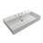 BOCCHI Milano 18.3'' Fireclay Rectangular Bathroom Sink with Overflow-94265178-90558808