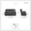  Ensemble 2 pièces de fauteuil inclinable manuel en microfibre Karston-1552186046
