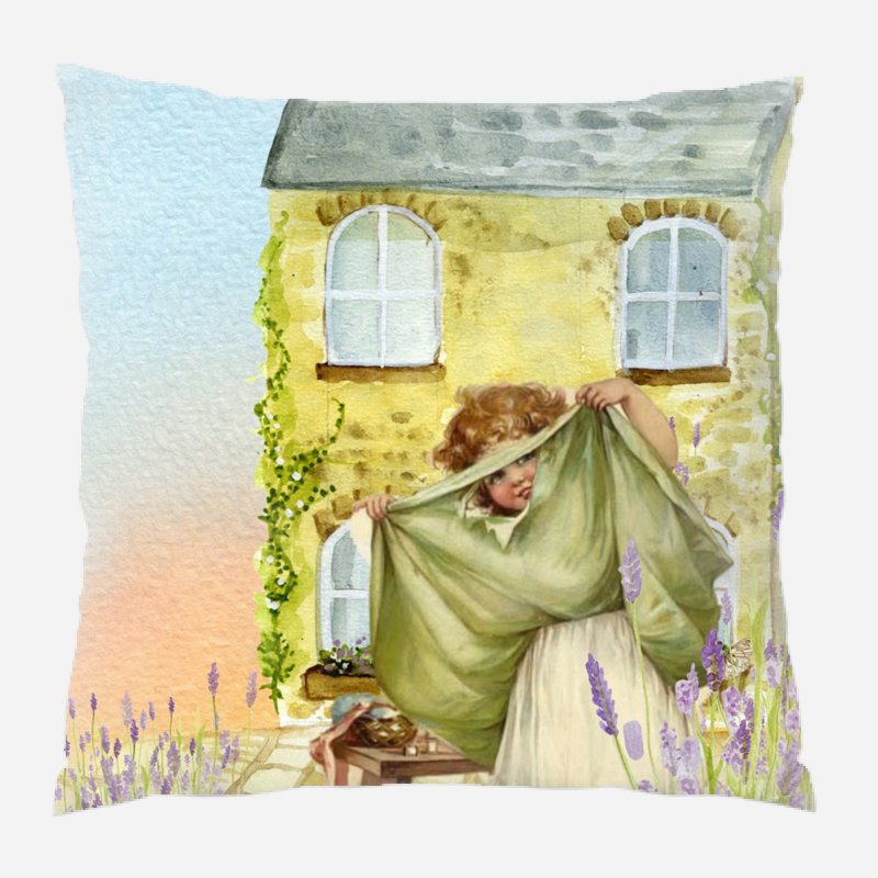 Pillager Reversible Throw Pillow, Microsuede, Indoor