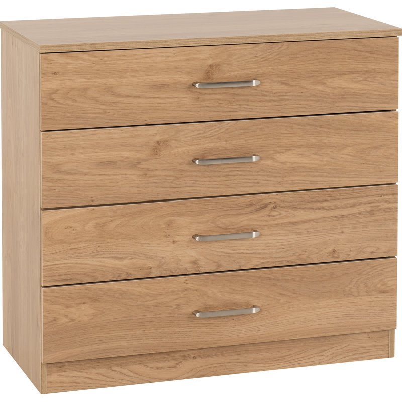 Sumrah 75cm W 4 - Drawer Chest of Drawers, Brown