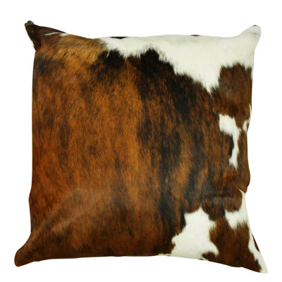  Authentic Cowhide Throw Pillow Cover
