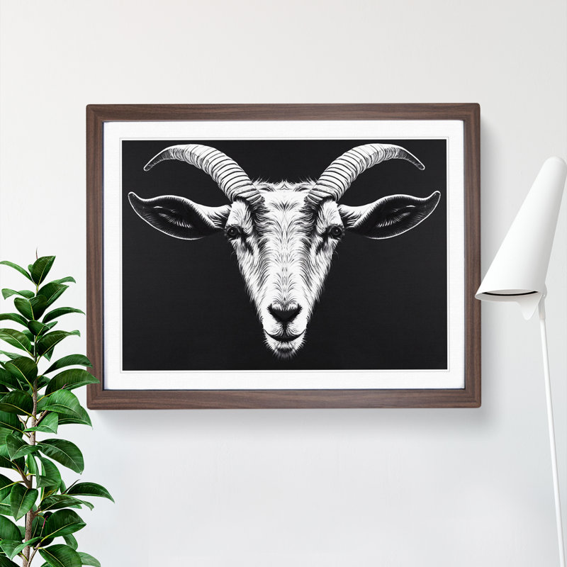Goat Portrait Vol.3 - Framed Print